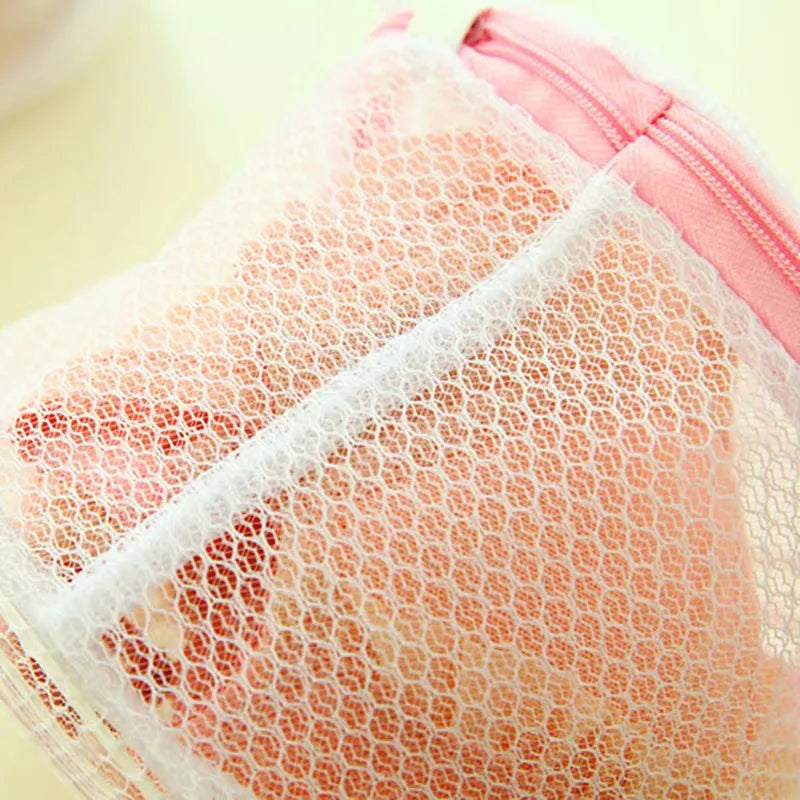 Washing Machine Underwear Cleaning Bag Bra Dedicated Nursing Mesh Laundry Bags Lingerie Zipper Storage Pouch Home Organizer