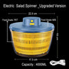 Salad Spinner Electric/Manual Vegetable Dehydrator Multifunction Food Fruit Dryer Quick Drying Drain Basket Kitchen Accessories