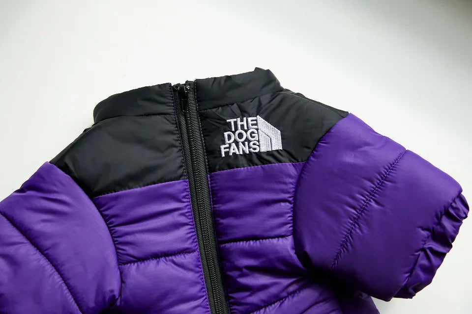 Puppy Coat Dog Down Jacket The Dog Fans Winter Pet Clothes for Small Medium Dogs Warm Thick Dog Vest French Bulldog