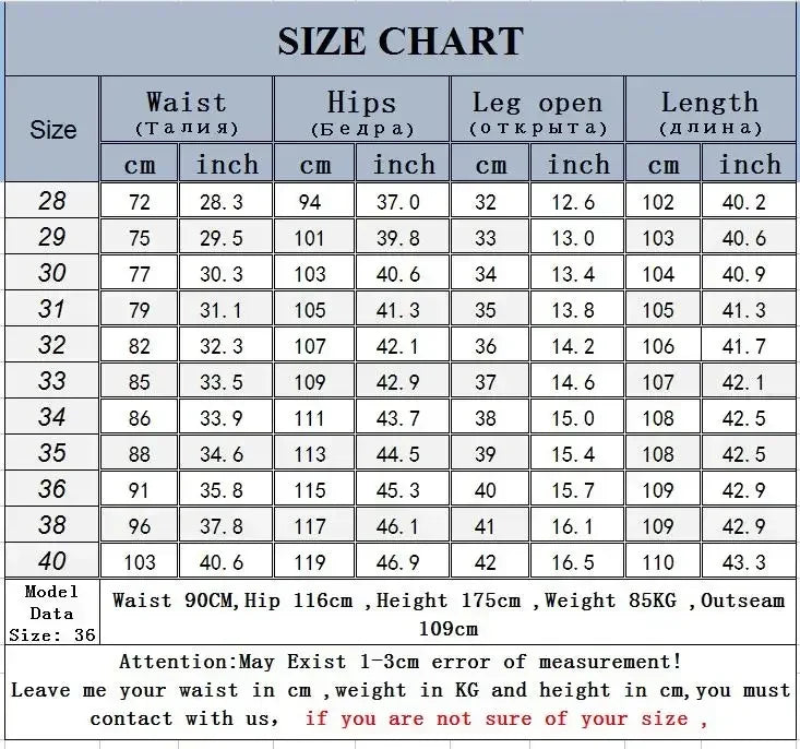 Mens High Quality Jeans Fashion Straight Denim Pants Men Classic Casual Jeans Male Plus Size Denim Trousers Ripped Jeans 28-40 - You Offer