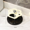 Cat Paw Shape Ceramic Toothbrush Holder Cute No Punching Toothbrush Holder Base Makeup Brush Storage Bathroom Accessories Tool