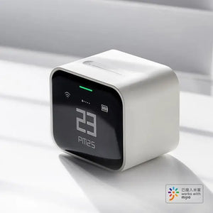 Qingping Smart Air Detector Lite CO2 PM2.5 PM10 Temperature Humidity Monitor Touch Screen Work With Mihome APP for Apple HomeKit