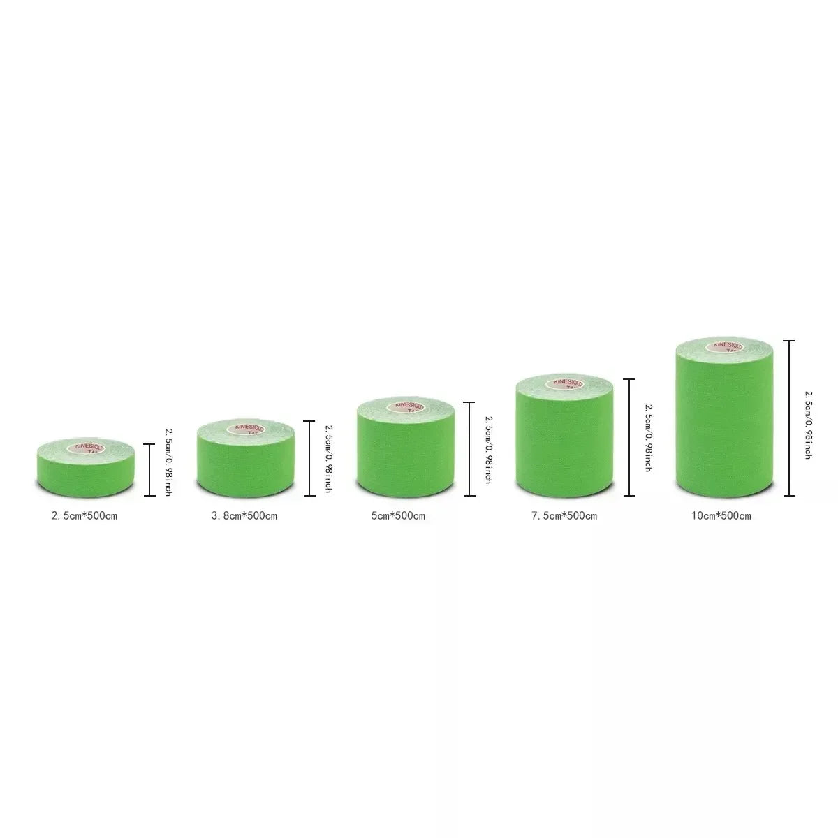 1/6pcs Breathable Cotton Kinesiology Tape Sports Elastic Roll Adhesive Muscle Bandage Knee Elbow Protector Injury Pain Care Tape