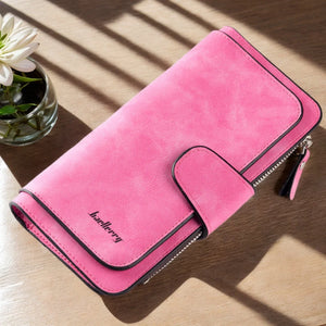 Long Wallet For Women Large Capacity Trifold Credit Card Holder Organizer Clutch Cellphone Handbag - You Offer