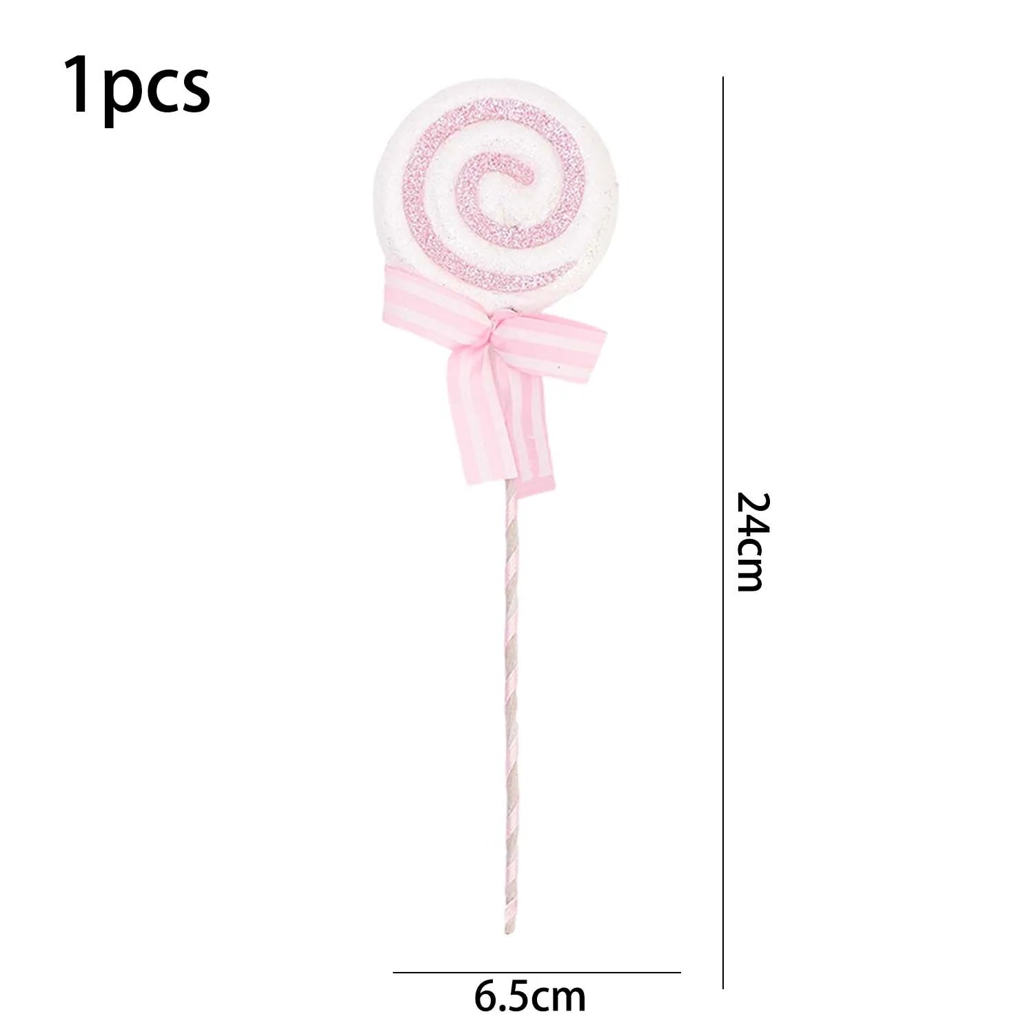 20/1x Christmas Candy Cane Ornaments Plastic Glitter Xmas Tree Hanging Pendants Twisted Crutch Candy Canes New Year Party Favors