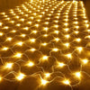 Room Decoration Curtain LED Net Mesh Fairy Lights String EU Plug 220V Christmas Wedding Garland for Bedroom Garden Wall outdoor