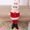 Christmas Elves Stuffed Plush Dolls Hanging Ornaments Xmas tree Party Decor Cute Boy Girl Elf Hanging Pendants Gifts New Year