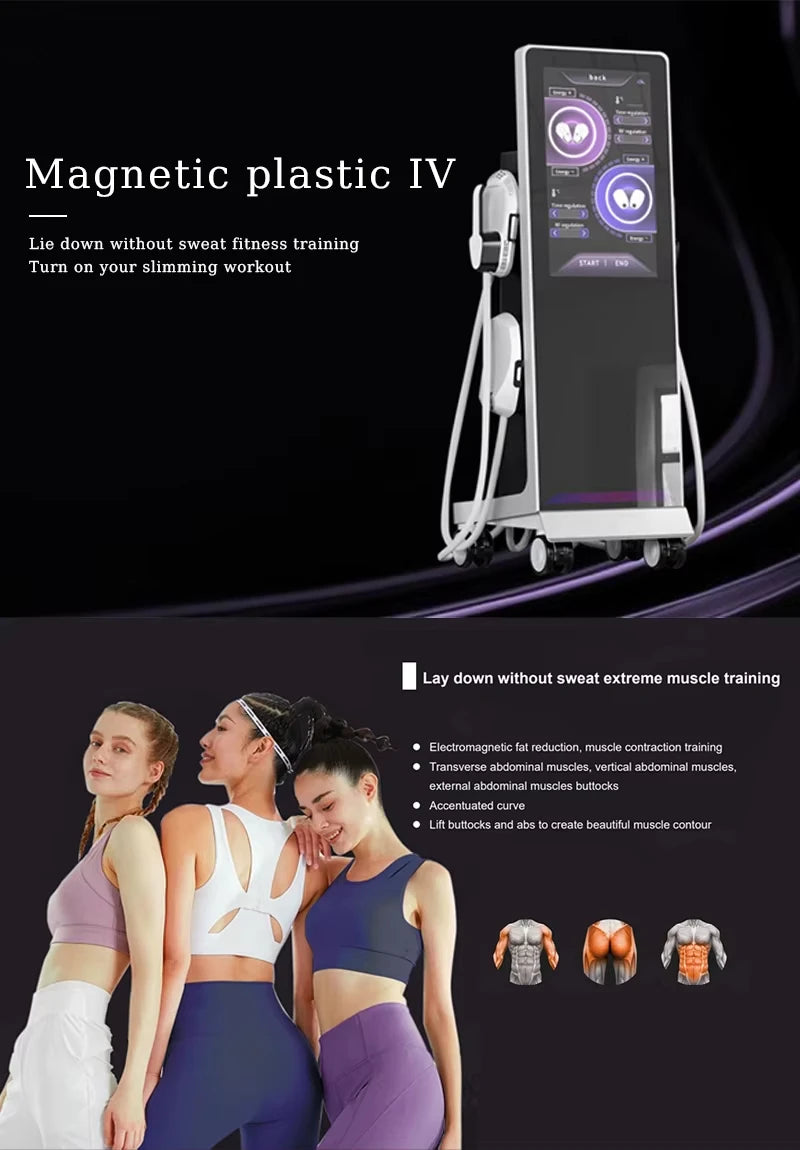 16 Tesla Mobile 8500W Ems Body Sculpting Machine 4 in1 Neo Ems Muscle Stimulator 2025 New