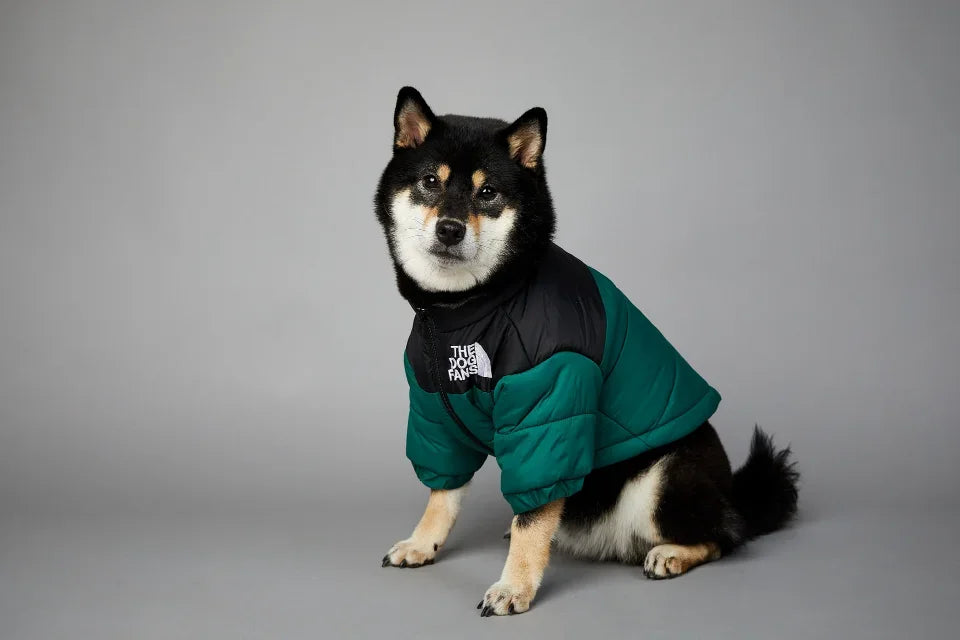 Puppy Coat Dog Down Jacket The Dog Fans Winter Pet Clothes for Small Medium Dogs Warm Thick Dog Vest French Bulldog
