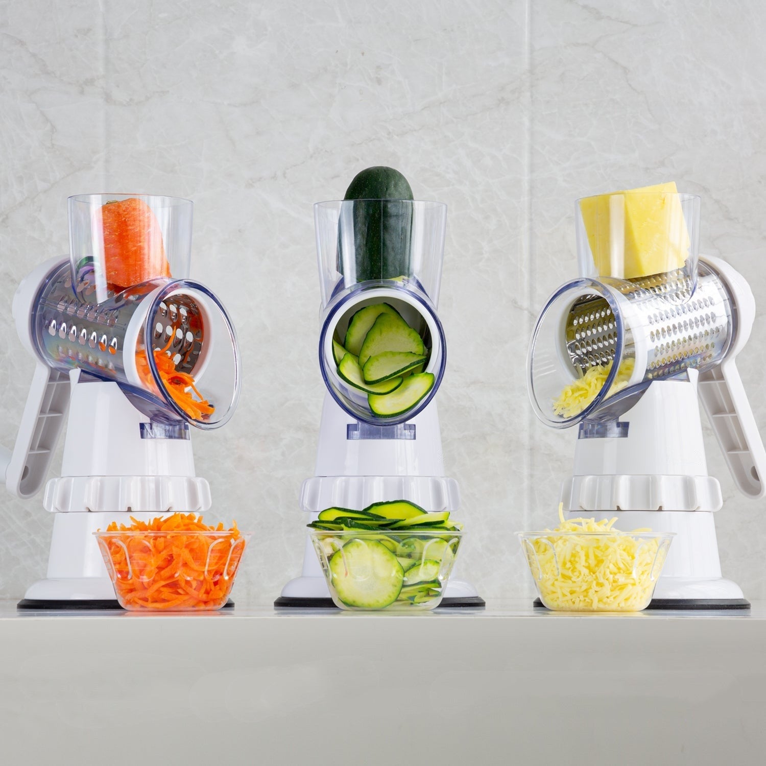 3 In 1 Vegetable Slicer Manual Kitchen Accessories Grater For Vegetable Cutter Round Chopper Mandolin Shredder Potato Home Kitchen Supplies Kitchen Gadgets - You Offer