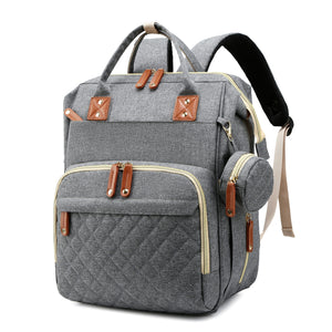 [Diaper Bag Backpack] Lamroro Diaper Bag Backpack, Bags for Boys Girls, Diaper Backpack Bag with a changing station, Multifunction Large Travel Back Pack, Registry Search, Essential Gifts