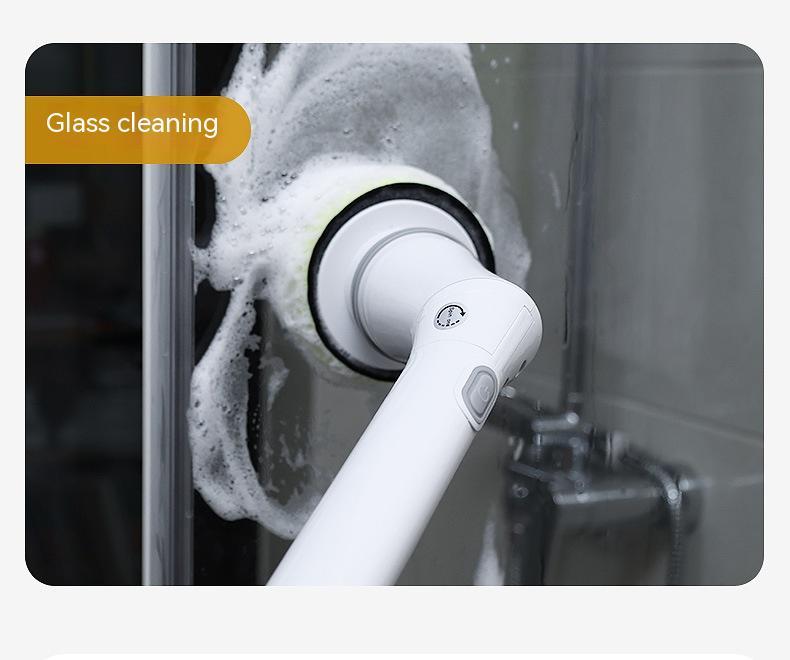 Electric Scrubber Cleaning Wall Long Handle Elbow Telescopic Multifunction Cleaning Brush - You Offer