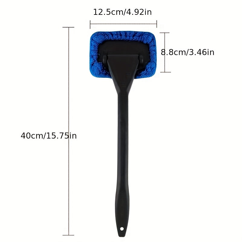 Car Window Cleaning Brush Kit for Windshield Cleaning Tools, Interior Car Wiper with Long Handle, Automotive Accessories.