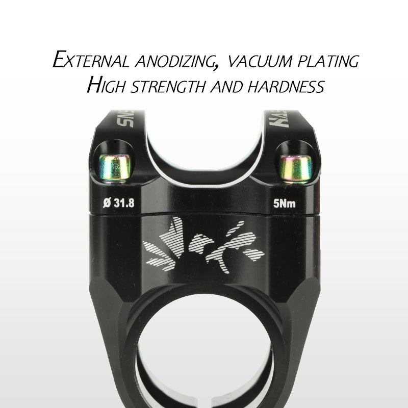 HASSNS Ultra-Light Hollow CNC Aluminum Alloy 35mm Mountain Bike Stem - Enhance Your Cycling Performance with Lightweight and Durable Handlebar Accessory
