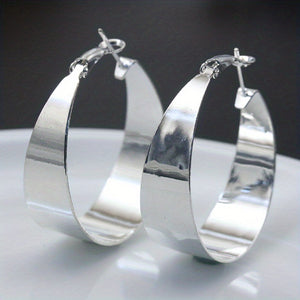 1 Pair Textured Stud Earrings, Hoop Earrings for Women, Quality Jewelry