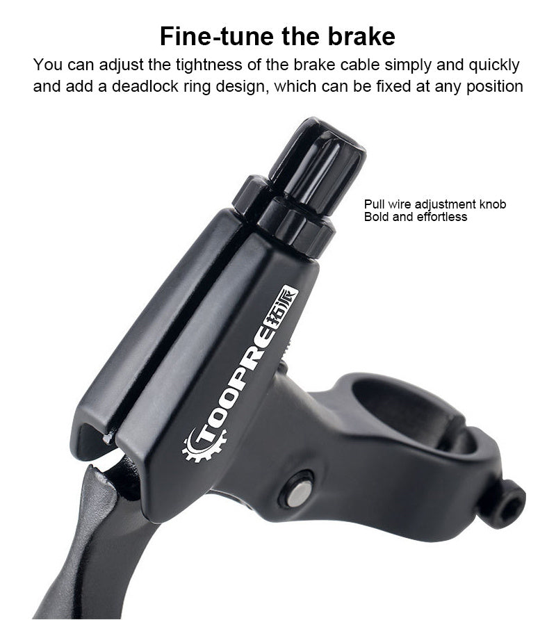 Ultra Light Mountain Bike Brake Handle - V Brake/Disc Brake, Aluminum Alloy Hydraulic Disc Brake for Smooth Stopping Power