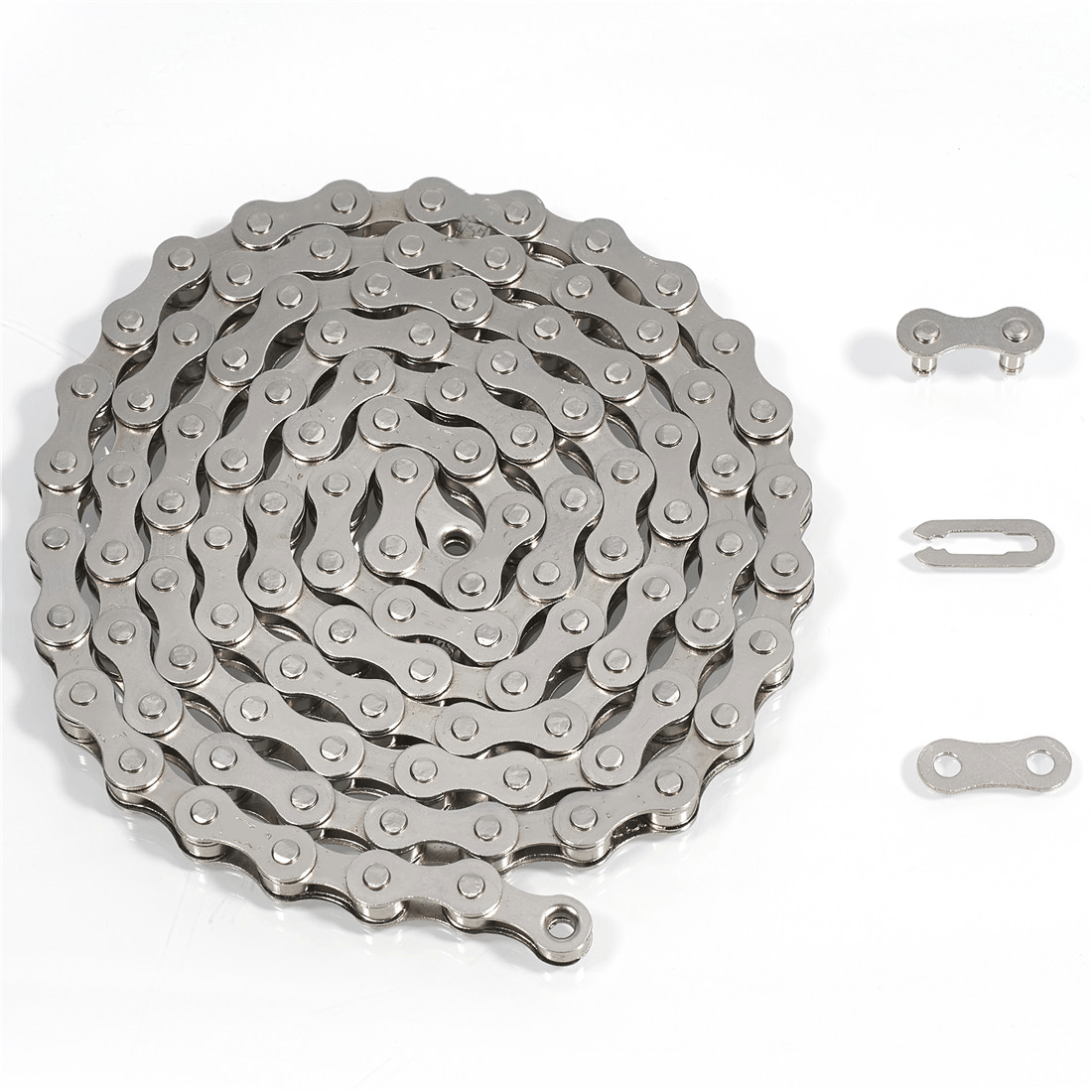 ZHIQIU High-Tensile Bike Chain - 104-Link Seamless System for Rust-Proof, Effortless Riding - Perfect 1/2 x 1/8 Size for Smooth, Quiet Journeys