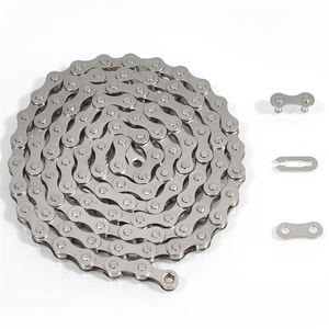 ZHIQIU High-Tensile Bike Chain - 104-Link Seamless System for Rust-Proof, Effortless Riding - Perfect 1/2 x 1/8 Size for Smooth, Quiet Journeys