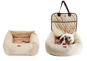 2 In 1 Pet Dog Carrier Folding Car Seat Pad Thickened Multi-purpose Pet Bed Dog Car Mattress Pets Supplies - You Offer