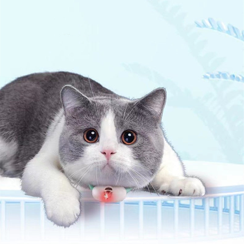 Automatic Cat Toy Smart Laser Teasing Cat Collar Electric USB Charging Kitten Amusing Toys Interactive Training Pet Items - You Offer