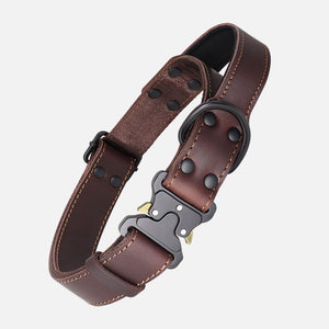 Leather Explosion-proof Large Dog Bandana Leather Pulling Rope - You Offer