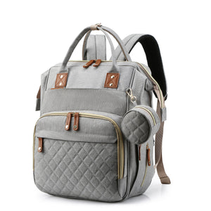 [Diaper Bag Backpack] Lamroro Diaper Bag Backpack, Bags for Boys Girls, Diaper Backpack Bag with a changing station, Multifunction Large Travel Back Pack, Registry Search, Essential Gifts