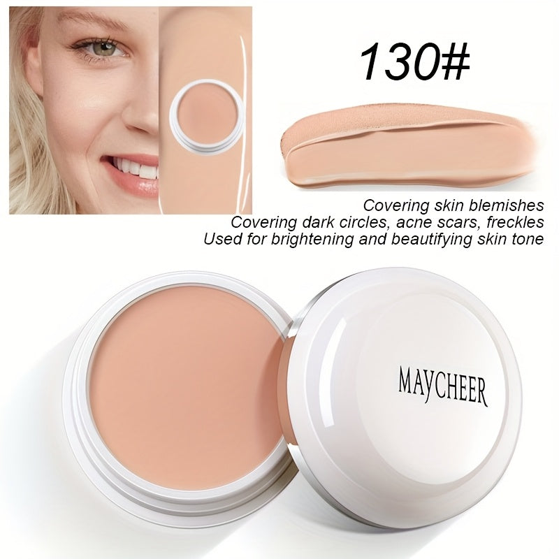 2 Tone High Coverage Concealer Cream, Concealer For Dark Circles Acne Marks Spot Freckles Blemishes, Long Wear Waterproof Liquid Foundation Cream Contain Plant Squalane