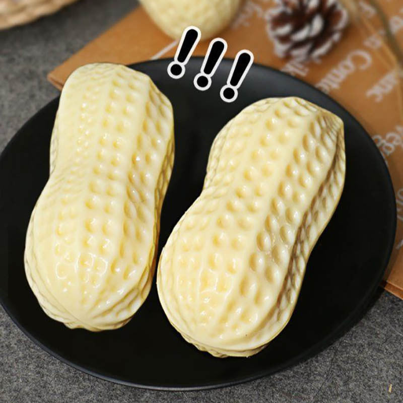 Funny Pet Dog Squeaky Toys For Small Middle Dogs Bite Resistant Puppy Cat Dogs Toys Pets Rubber Peanut Clean Tooth Chew Toy - You Offer