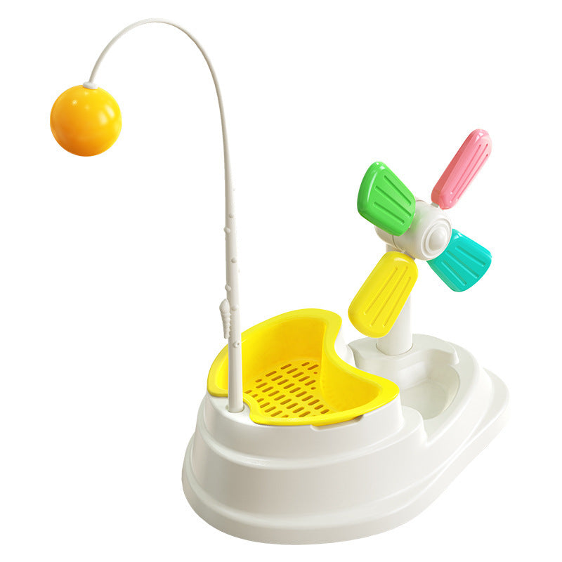 Windmill Funny Cat Stick Toy Desktop Grass Box Pet Toys - You Offer