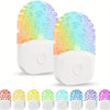 2pcs Night Lights Plug Into Wall, LED Night Light, 8-Color Changing RGB Night Light With Dusk To Dawn Sensor, RGB Mode Nightlight Christmas Gifts