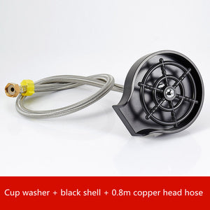 Bar Counter Cup Washer Sink High-pressure Spray Automatic Faucet Coffee Pitcher Wash Cup Tool Kitchen - You Offer